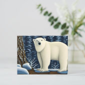 Great White Beer of the North Briefkaart (Staand voorkant)