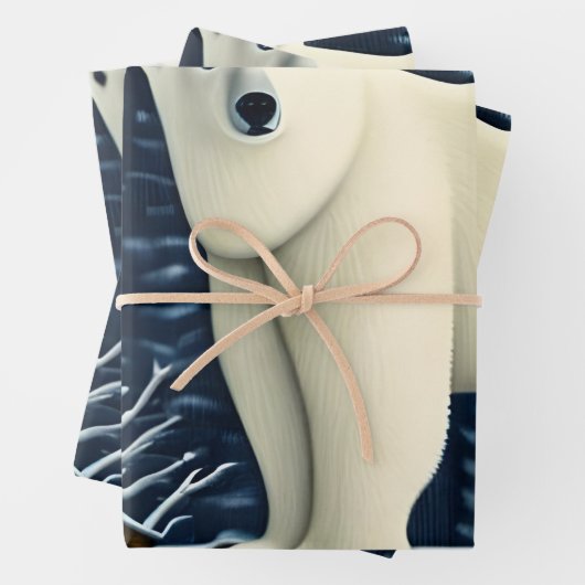 Great White Beer of the North Inpakpapier Vel (In situ)