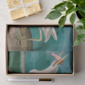 Great White Heron Birds of America Audubon Print Tissuepapier (Geschenk)