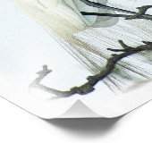 Great White Heron Portrait Foto Afdruk (Hoek)