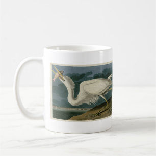 Great White Heron, van Audubon's Birds of America Koffiemok