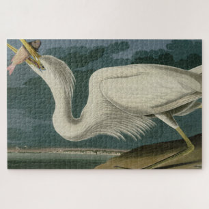 Great White Heron, van Audubon's Birds of America Legpuzzel