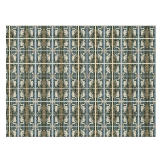 Great White Heron, van Audubon's Birds of America Tafelkleed (Voorkant (Horizontaal))