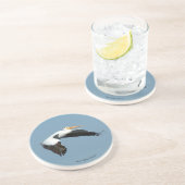 Great White Pelican sandstone onderzetter (Zijkant)