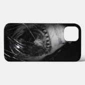Great white shark attack phone cover under ocean (Achterkant (horizontaal))