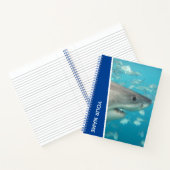 Great White Shark Australia Ocean Theme, Blue Boys Notitieboek (Binnen)