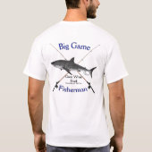 Great White Shark big game visser overhemd T-shirt (Achterkant)