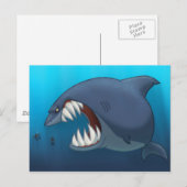 Great White Shark Briefkaart (Voorkant / Achterkant)