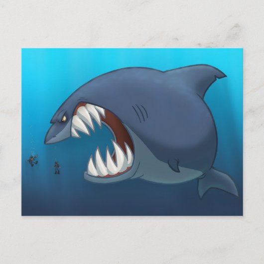 Great White Shark Briefkaart (Voorkant)