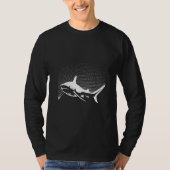 Great White Shark Bull Shark Biologist Diver T-shirt (Voorkant)