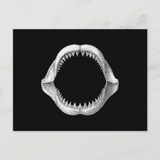 Great White Shark Jaw  Feestdagenkaart (Voorkant)