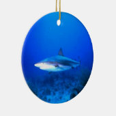 Great White Shark-kerstversiering Keramisch Ornament (Rechts)