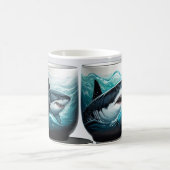 great white shark koffiemok (Center)