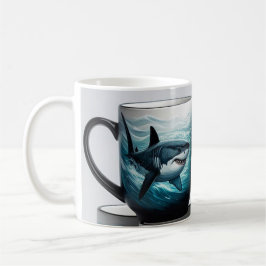 great white shark koffiemok