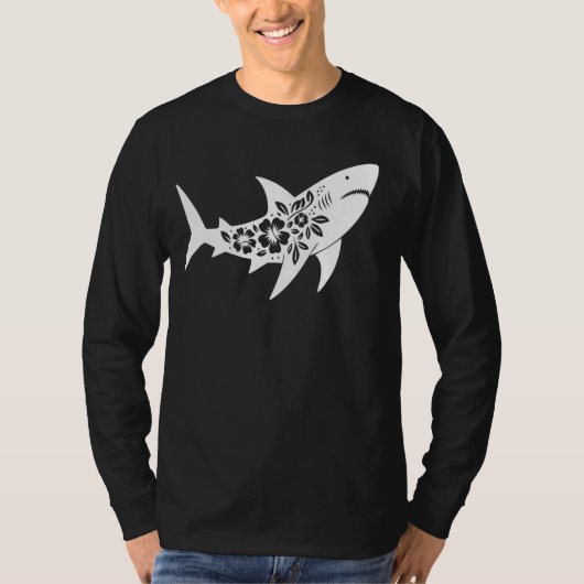 Great White Shark Lover Marine Biology Animal Scie T-shirt (Voorkant)