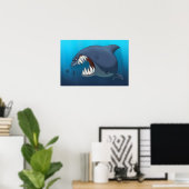 Great White Shark Poster (Thuiskantoor)