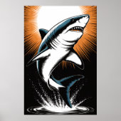 Great White Shark Poster (Voorkant)