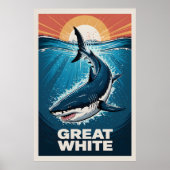 Great White Shark Poster (Voorkant)