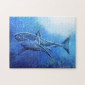 Great White Shark Poster Legpuzzel (Horizontaal)