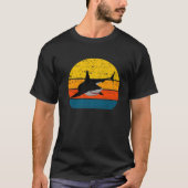 Great White Shark  Retro T-shirt (Voorkant)