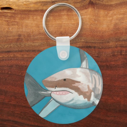 Great White Shark Sleutelhanger (Voorkant)