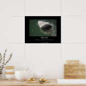 Great White Shark "Truth" Poster (Keuken)