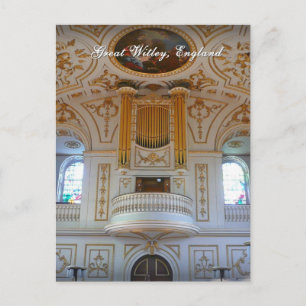 Great Witley Church, Brits briefkaart