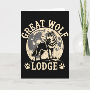 Great Wolf Lodge Huilende Wolf Volle Maan Natuur S Kaart