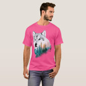 Great Wolf Motif T-shirt (Voorkant volledig)
