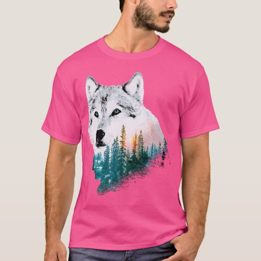 Great Wolf Motif T-shirt (Voorkant)