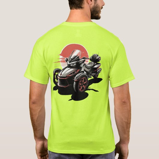 Greater Cincinnati Chapter - Zon en schaduwen T-shirt (Achterkant)