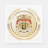 Greater Coat of Arms of Belgium Servet (Voorkant)