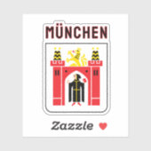 Greater coat of arms of Munich Sticker (Vel)