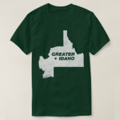 Greater Idaho Map T-shirt (Design voorkant)