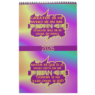 Greater is Hij© - Spaans & Engels Kalender