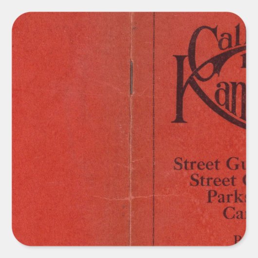 Greater Kansas City Vierkante Sticker (Voorkant)