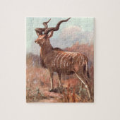 Greater Kudu Antelope van Swan, Wilde Dier Legpuzzel (Verticaal)