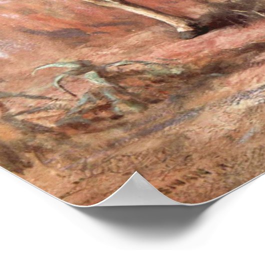 Greater Kudu Antelope van Swan, Wilde Dier Poster (Hoek)