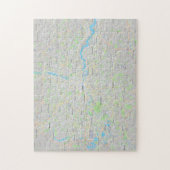 Greater London, England Map Legpuzzel (Verticaal)