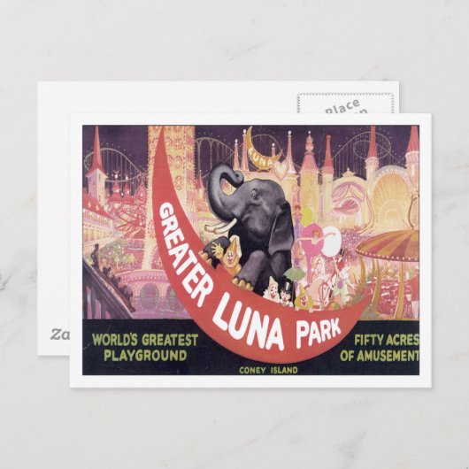  Greater Luna Park Briefkaart (Voorkant / Achterkant)