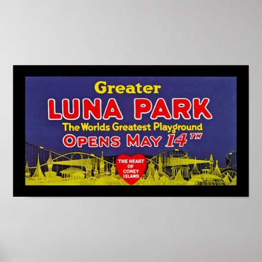 Greater Luna Park Poster (Voorkant)
