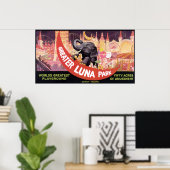  Greater Luna Park Poster (Thuiskantoor)