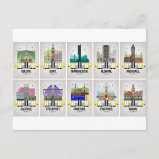 Greater Manchester Briefkaart