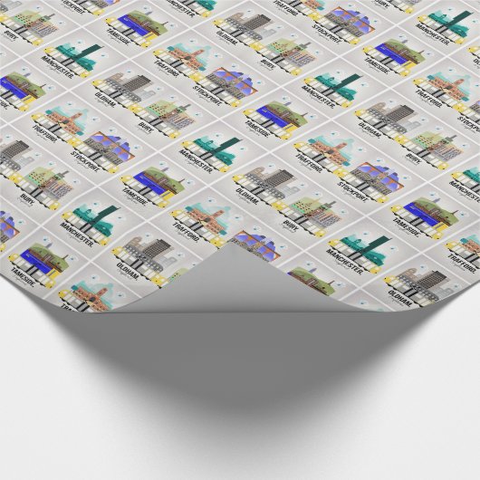 Greater Manchester Cadeaupapier (Hoek)