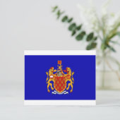Greater Manchester Flag Briefkaart (Staand voorkant)