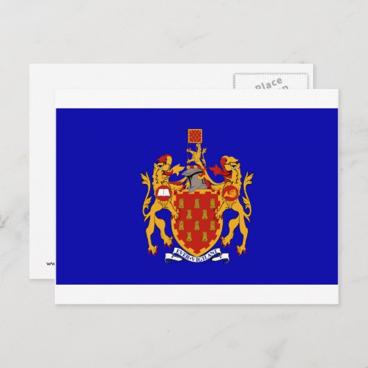 Greater Manchester Flag Briefkaart (Voorkant / Achterkant)