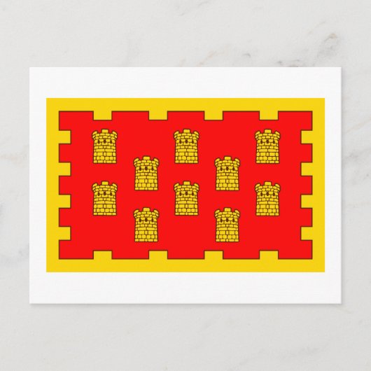 Greater Manchester Flag Briefkaart (Voorkant)