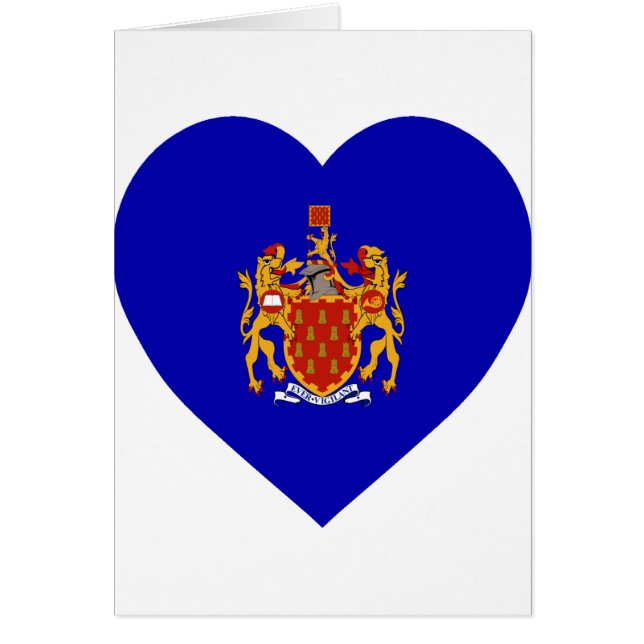 Greater Manchester Flag Heart (Voorkant)