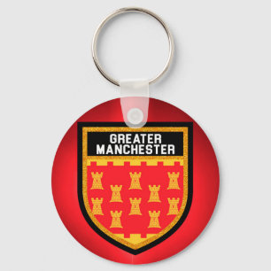 Greater Manchester Flag Sleutelhanger