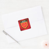 Greater Manchester Flag Vierkante Sticker (Envelop)